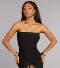 Bold Moves Fringe Bandage Maxi Dress