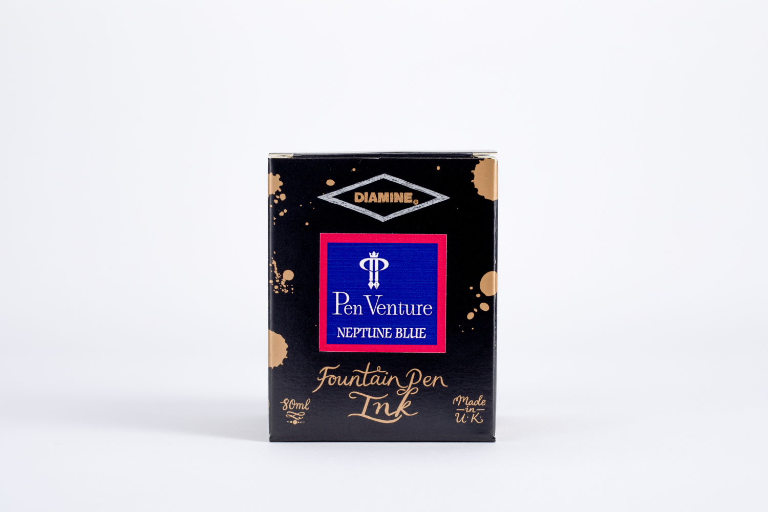 Diamine - Neptune Blue | Exclusive Pen Venture | - Bottled Ink 80 ml
