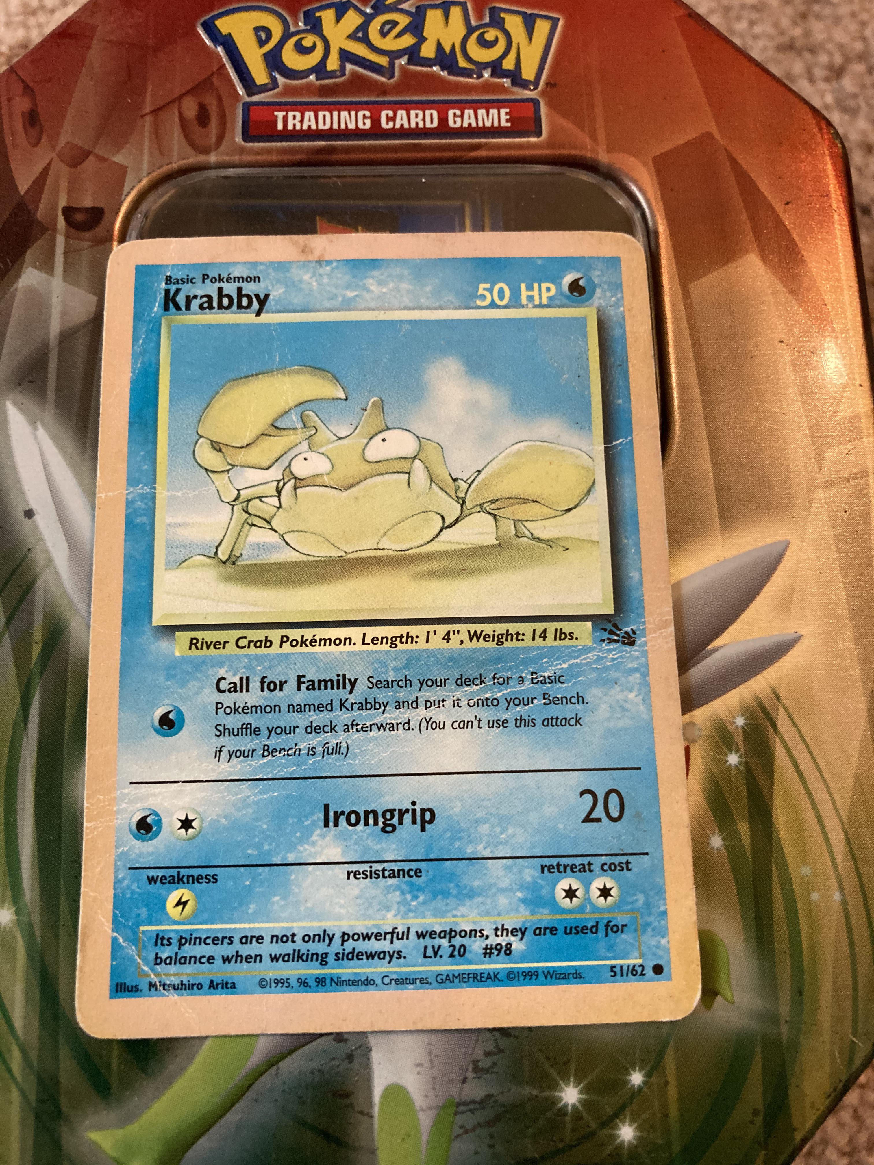 Here's my sun bleached card plus a nice crease. : r/PokemonTCG