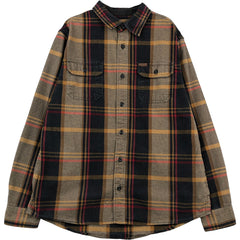 ORVIS Long Sleeve Flannel Check Shirt, Men's Size L unclear brown type Vintage Second Hand