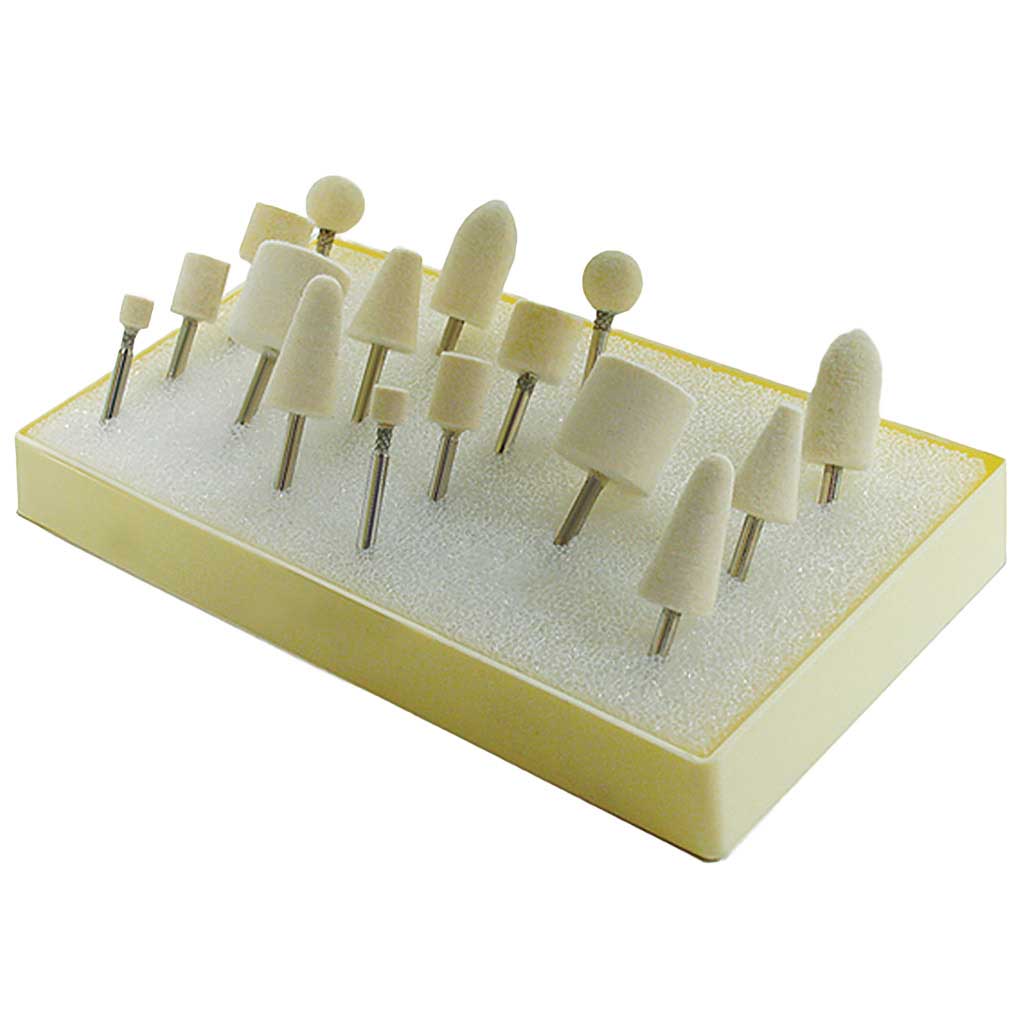 16 Piece Mounted Felt Bobs - Kit