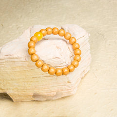 Golden Radiance Harmony Bodhi Seed Bracelet