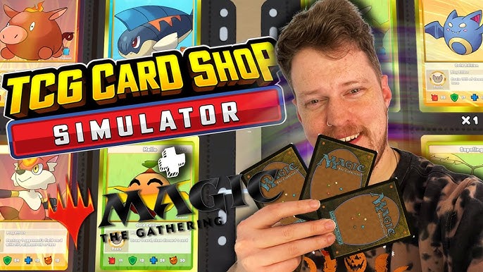 Opening a FULL MtG Booster Box While Playing TCG Shop Sim!