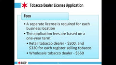 Business Licensing Series: Tobacco Retailer