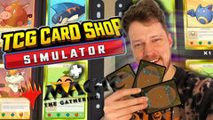 Opening a FULL MtG Booster Box While Playing TCG Shop Sim!