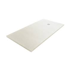 Douchebak Fiora Douchevloer Silex 120cm Pizarra Bianco Helder Glas 120–120 cm — stevige douchebasis