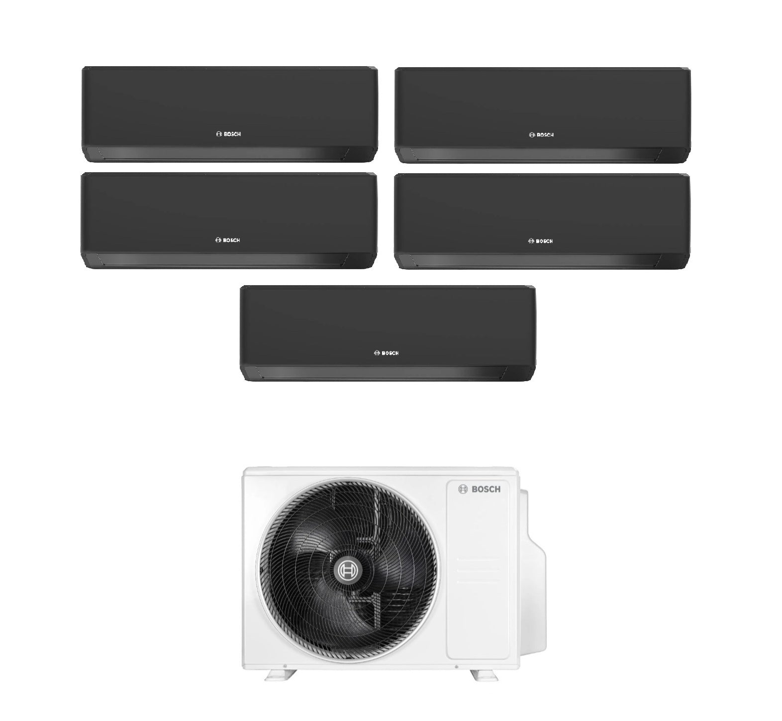 junkers bosch condizionatore penta split bosch climate 7000i black 77779 con 5000m 1255 e r 32 wi fi integrato