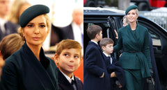 Ivanka Trump Wears Green Skirt Suit & Hat at Trump Inauguration 2025
