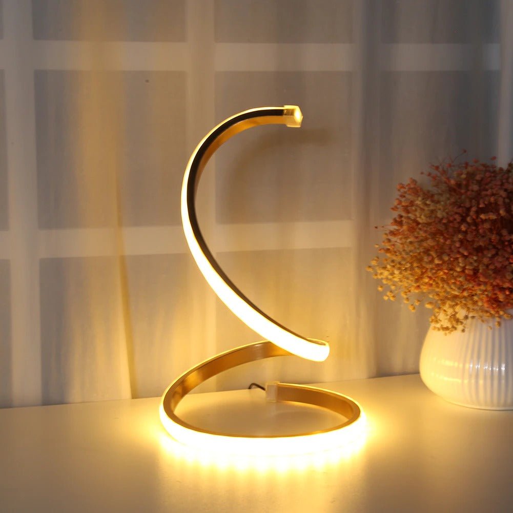 Lampe de chevet LED Spirale LampesDeChevet