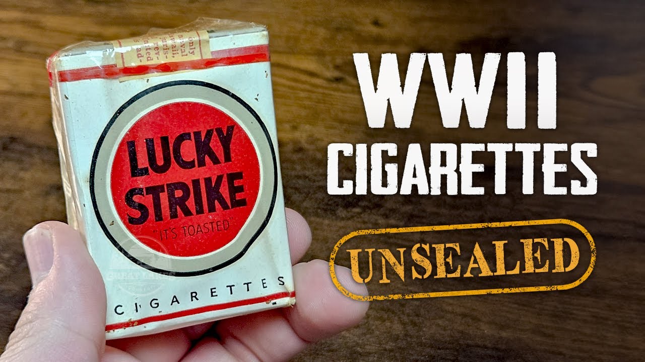 Smoking 80 Year Old Lucky Strike