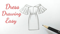 How to draw a beautiful girl dress drawing design easy Fashion illustration dresses drawing