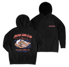 Milton Surf Club Hoodie Black Hoodie Milton Mango