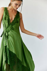 Nigel Preston Wrap Soho Dress in Green