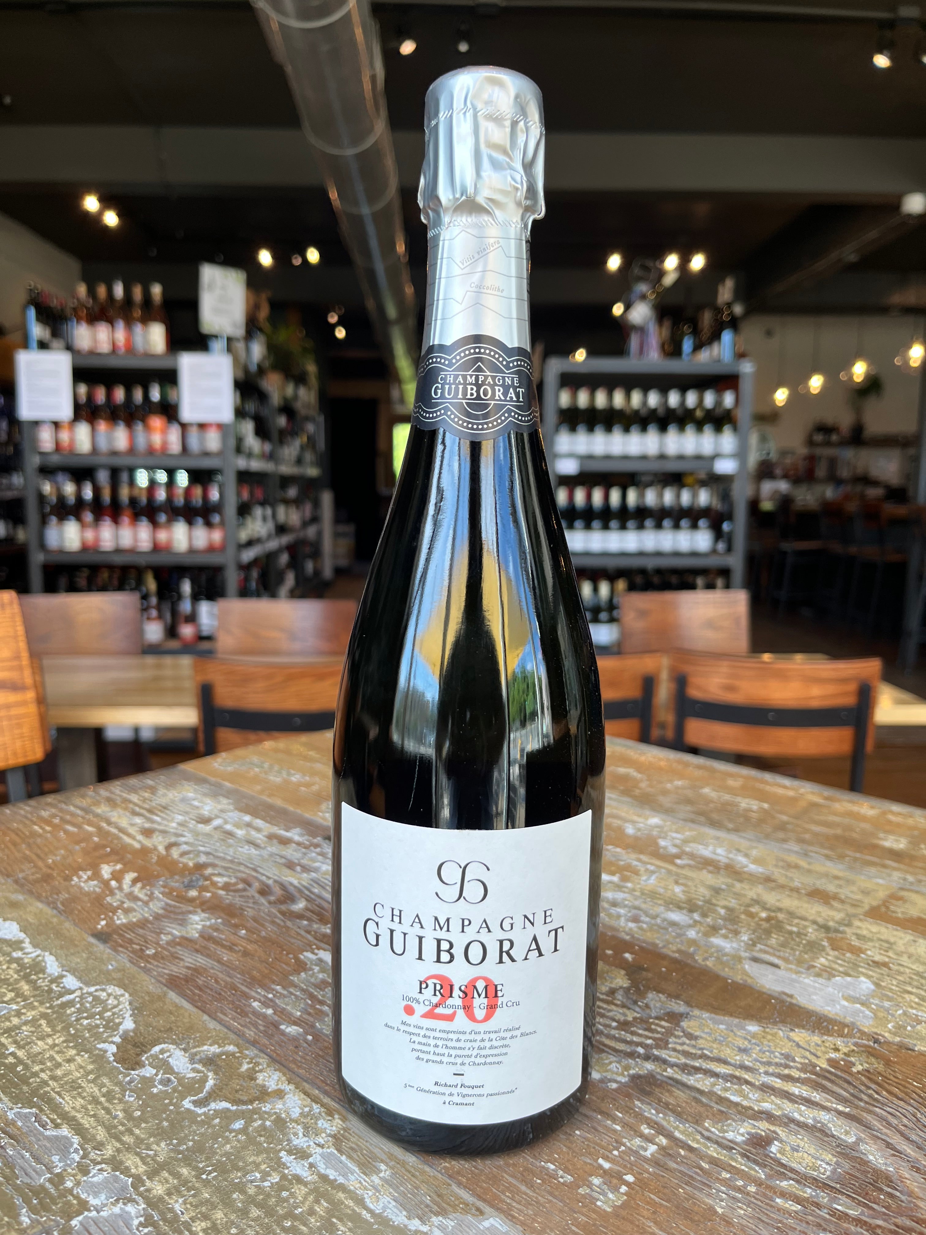 Champagne Guiborat, Blanc de Blancs Prisme Extra Brut Grand Cru