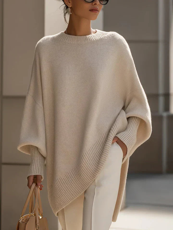 Women’s Elegant Knit Sweater – Soft Minimalist Pullover for Casual & Everyday Wear