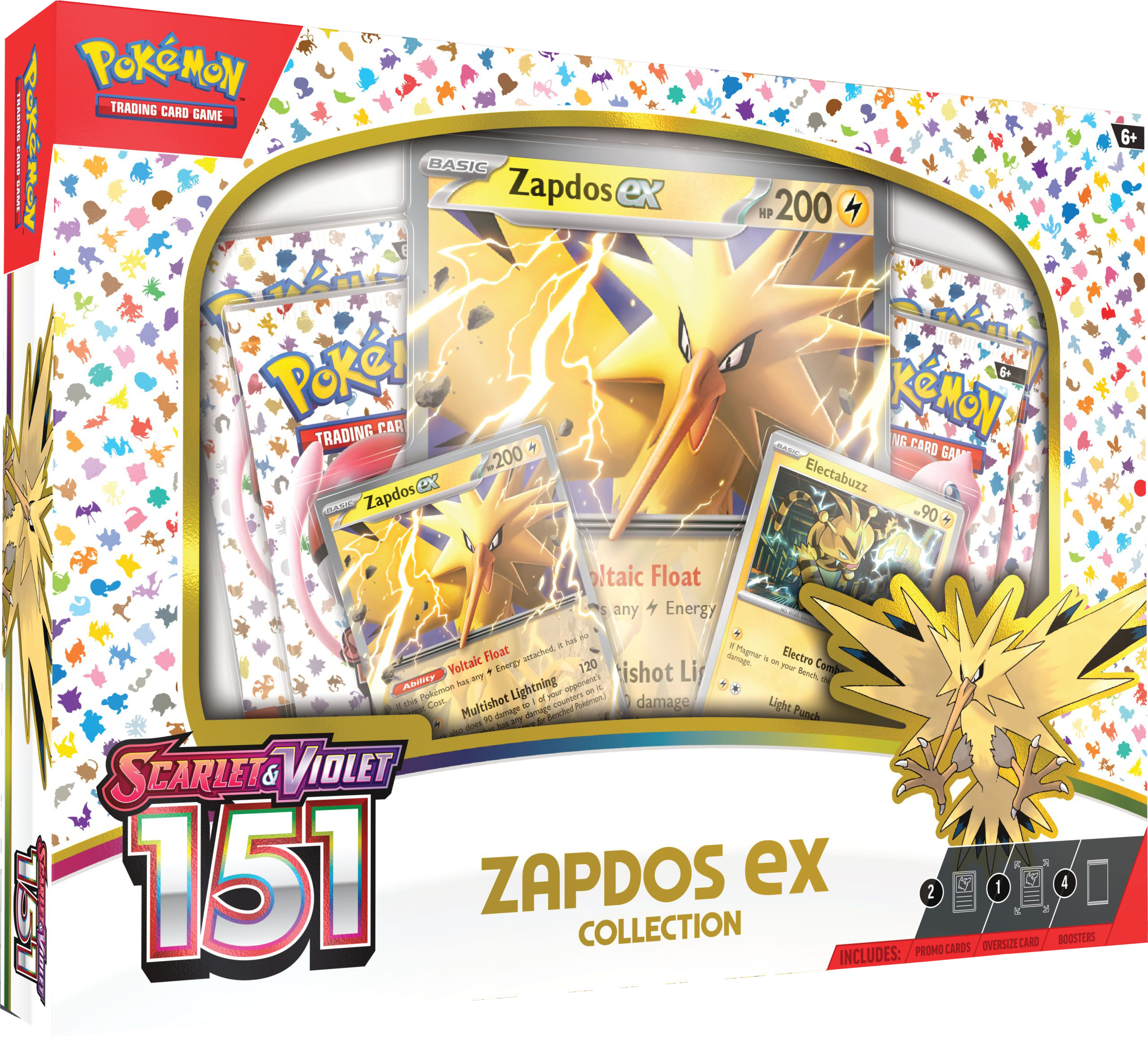 Pokémon TCG: Scarlet & Violet 151 - Zapdos EX Collection Box