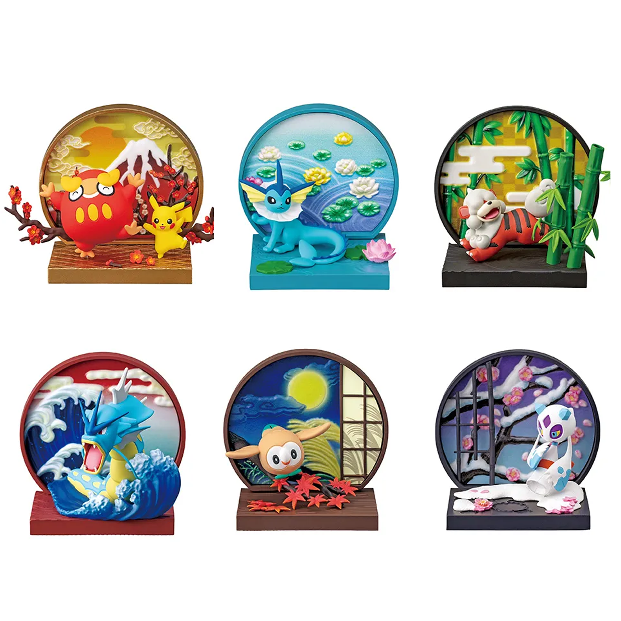 Re-Ment Pokémon Japanese Shoji Window - Mini Figure Blind Box (All 6 Designs) | Happy Piranha