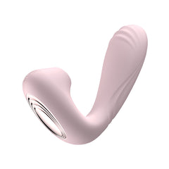 Pookie le Stimulateur de Crushious Double Clitoridien et Point G de couleur rose vue de profil