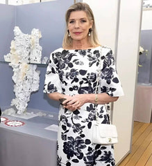 Prince Albert and Princess Caroline visited the 55th International Bouquet Competition