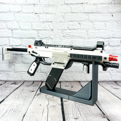 Apex Legends R-99 Replica - Life Size Toy Weapon With Display Stand & Customizable Colors Arctic Collectible