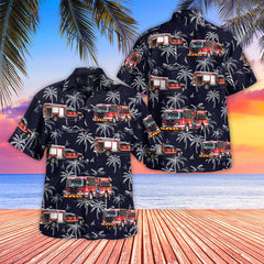 Vincennes Township Fire Department Hawaiian Shirt