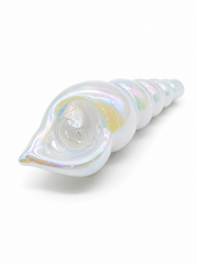Pipa Caracola Mágica Iridiscente | Cristal Borosilicato 12cm – Comprar en México