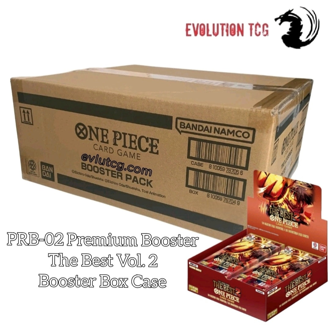 One Piece PRB02 Premium Booster - The Best - Vol. 2
Booster Box Case (10x Booster Boxes) English