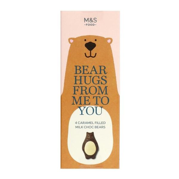 M&S Caramel Chocolate Bear Hugs from Me to You 50g