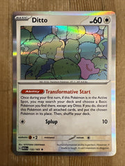 Pokémon TCG Ditto Scarlet & Violet - 151 132/165 Holo Rare NM