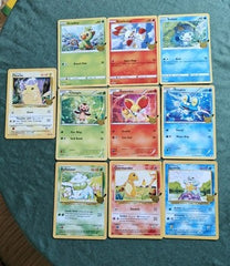 Pokemon 25th Anniversary Jumbo Cards Complete Full Set First Partner Packs!!!