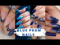 "Blue Prom Nails | Elegant & Glamorous Designs