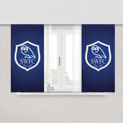 Sheffield Wednesday Peach Skin Window Curtains
