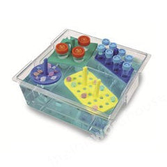 FLOATING TUBE RACKS PE 8 HOLE FOR 15ML TUBES PK.5