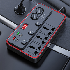 Multifunksjonell billader med AC-uttak og USB