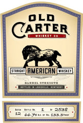 Old Carter American Whiskey Batch 12