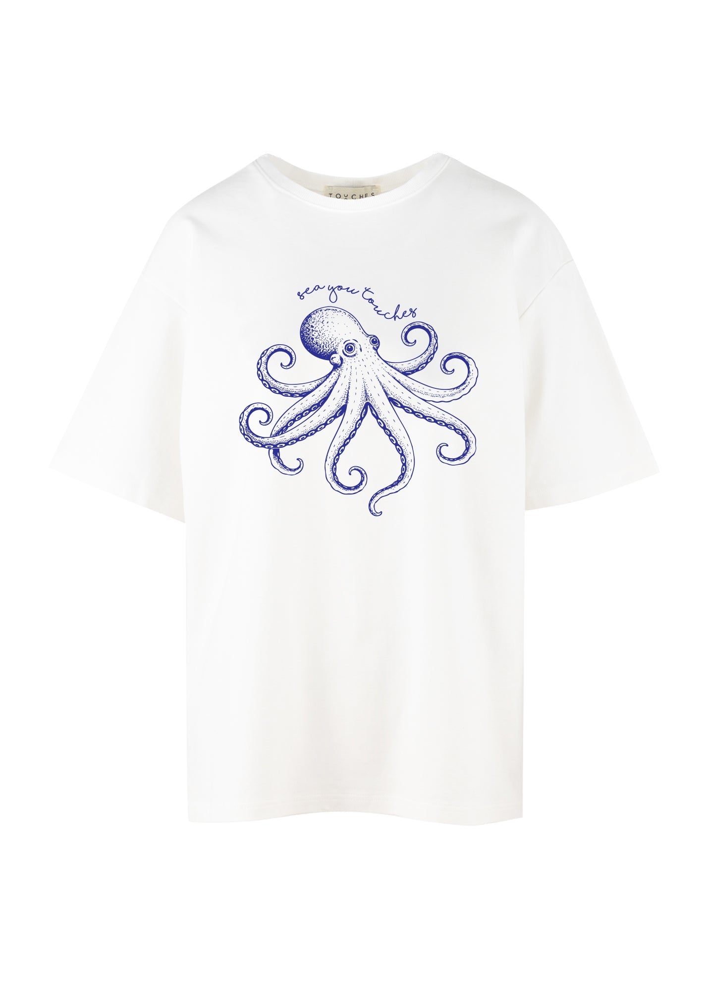 T-shirt Long Octopus off white