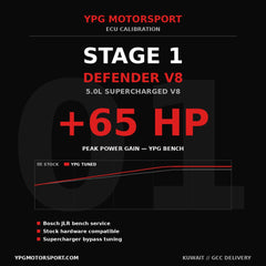 Land Rover Defender V8 Stage 1 ECU Tune 5.0L SC YPG Motorsport