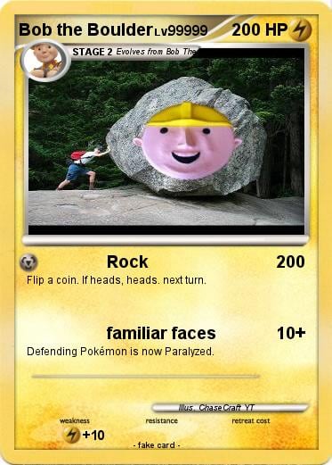 The weirdest of all of my pokemon cards