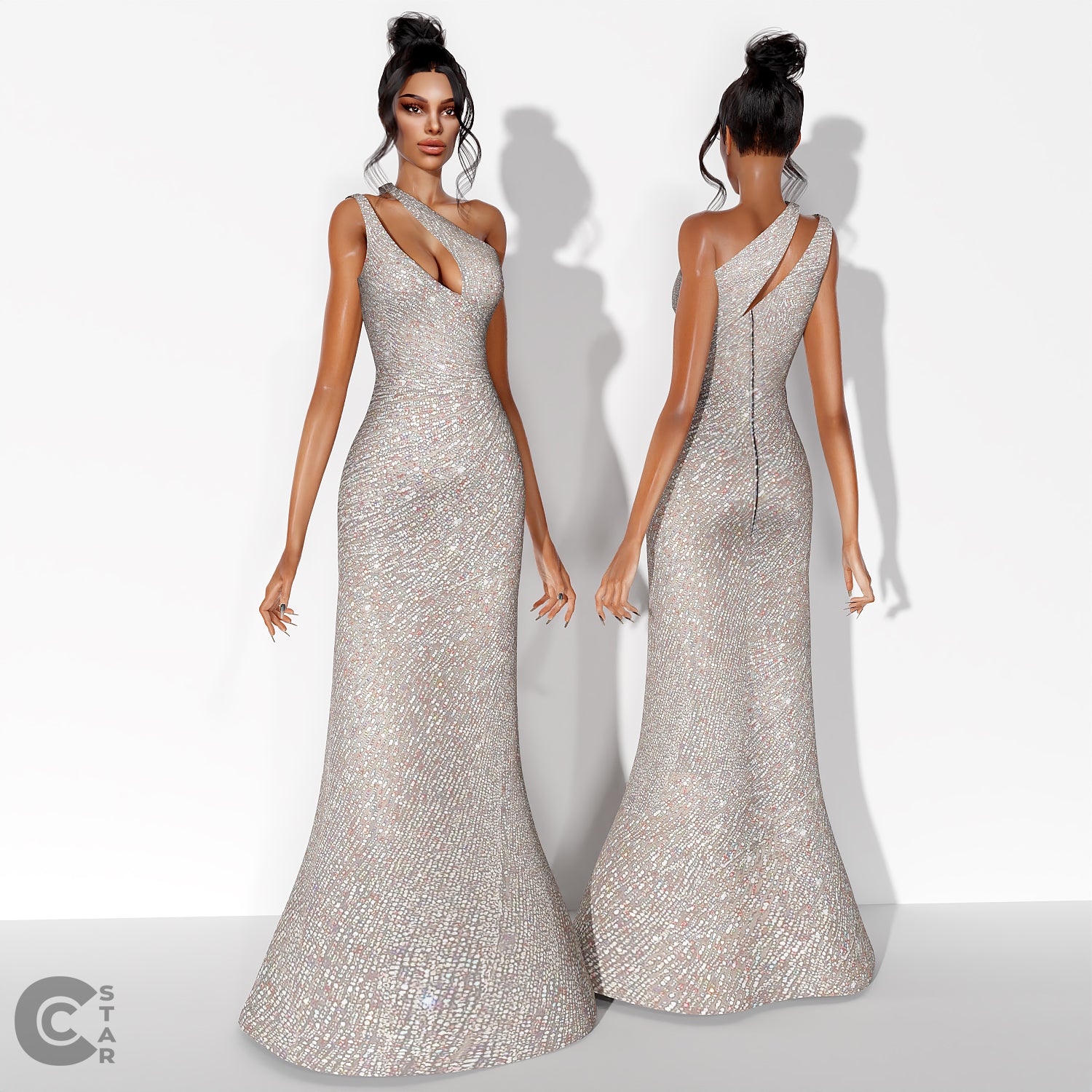 Sparkly Evening Gown - The Sims 4 Create a Sim