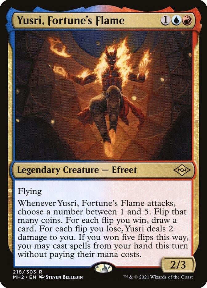 What's the better commander for coin flips, Yusri or the Eyes? Looking to build one : r/magicTCG