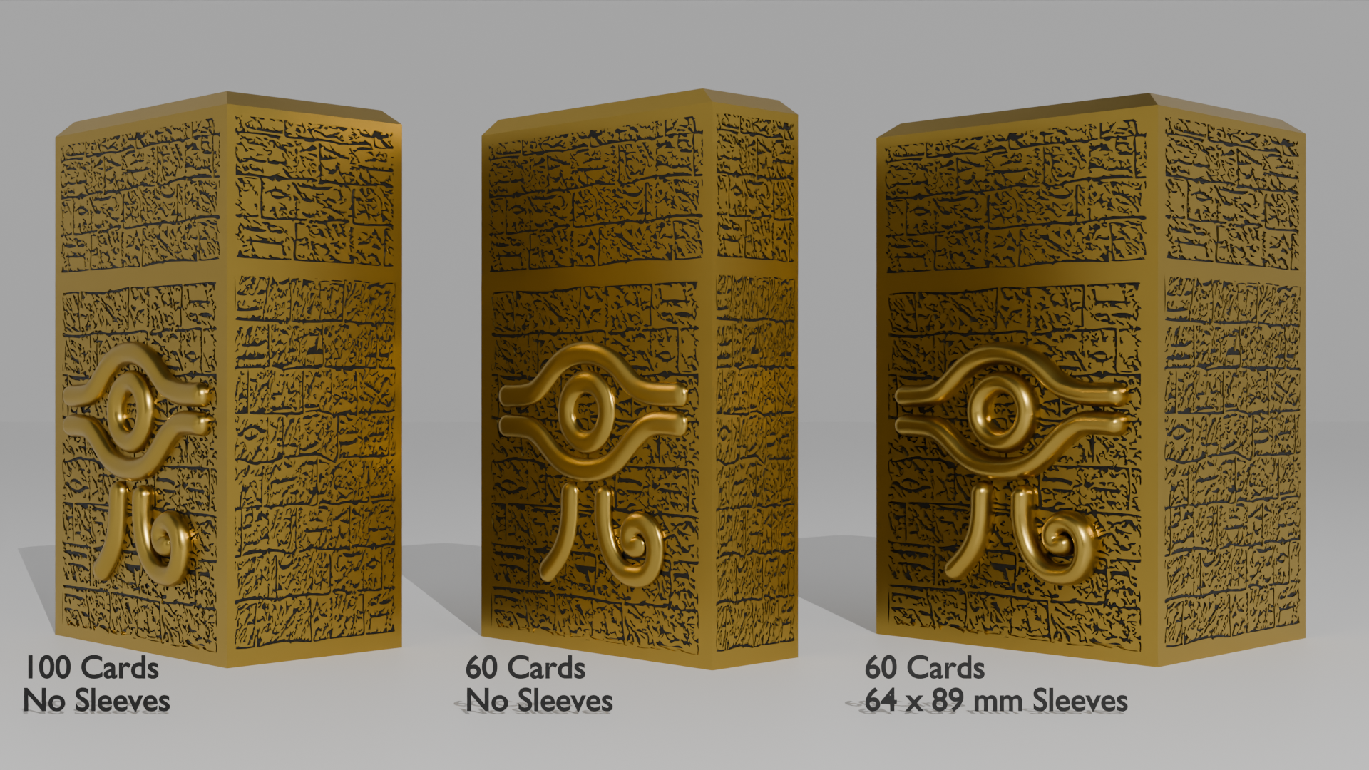 Yu-Gi-Oh! Egyptian Deck Box : r/3Dprinting
