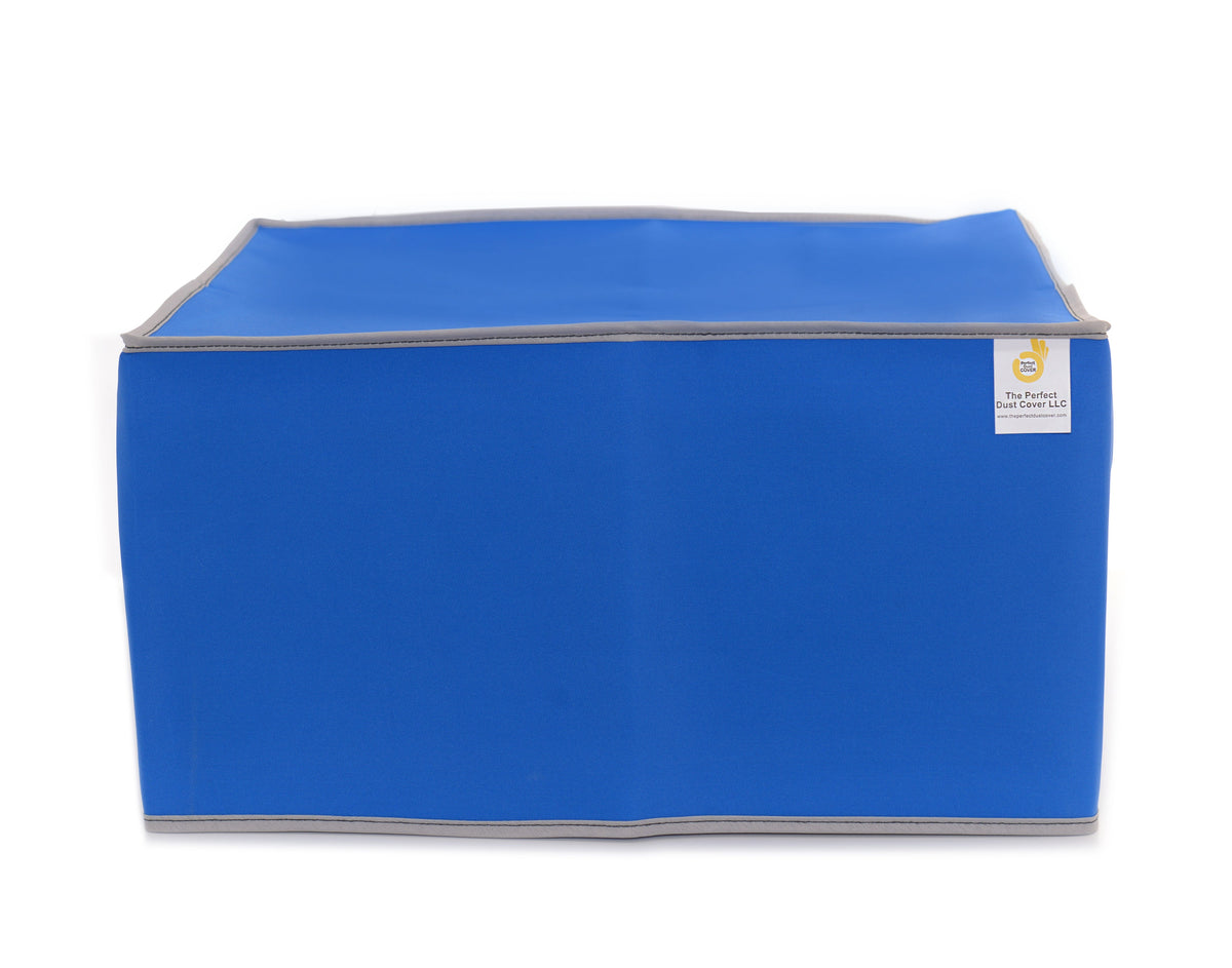 Perfect Dust Cover, Royal Blue Nylon Dust Cover Compatible with OMTech K40+ 45W Desktop CO2 Laser Engraver, Anti Static, Double Stitched and Waterproof Cutter Machine Cover WITH OPENING IN THE BACK FOR THE EXHAUST PIPE by Perfect Dust Cover LLC