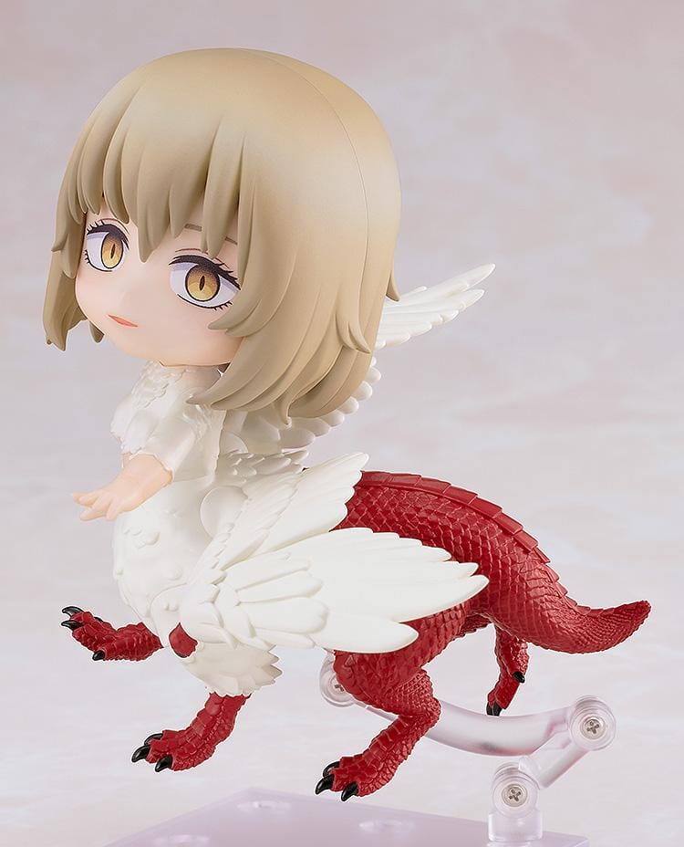 Delicious in Dungeon Nendoroid Falin Chimera Figure with blonde hair, white wings, red dragon body, claws, and tail