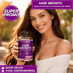 HairGrowth: Suplemento para el crecimiento capilar avanzado (120 Cápsulas)