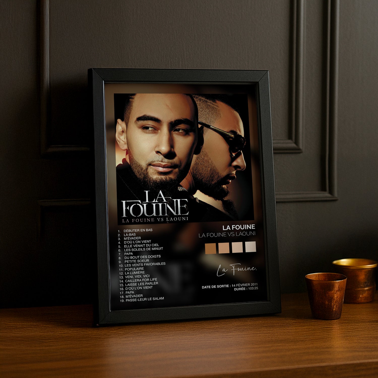 Cadre Photo La Fouine - La Fouine vs Laouni