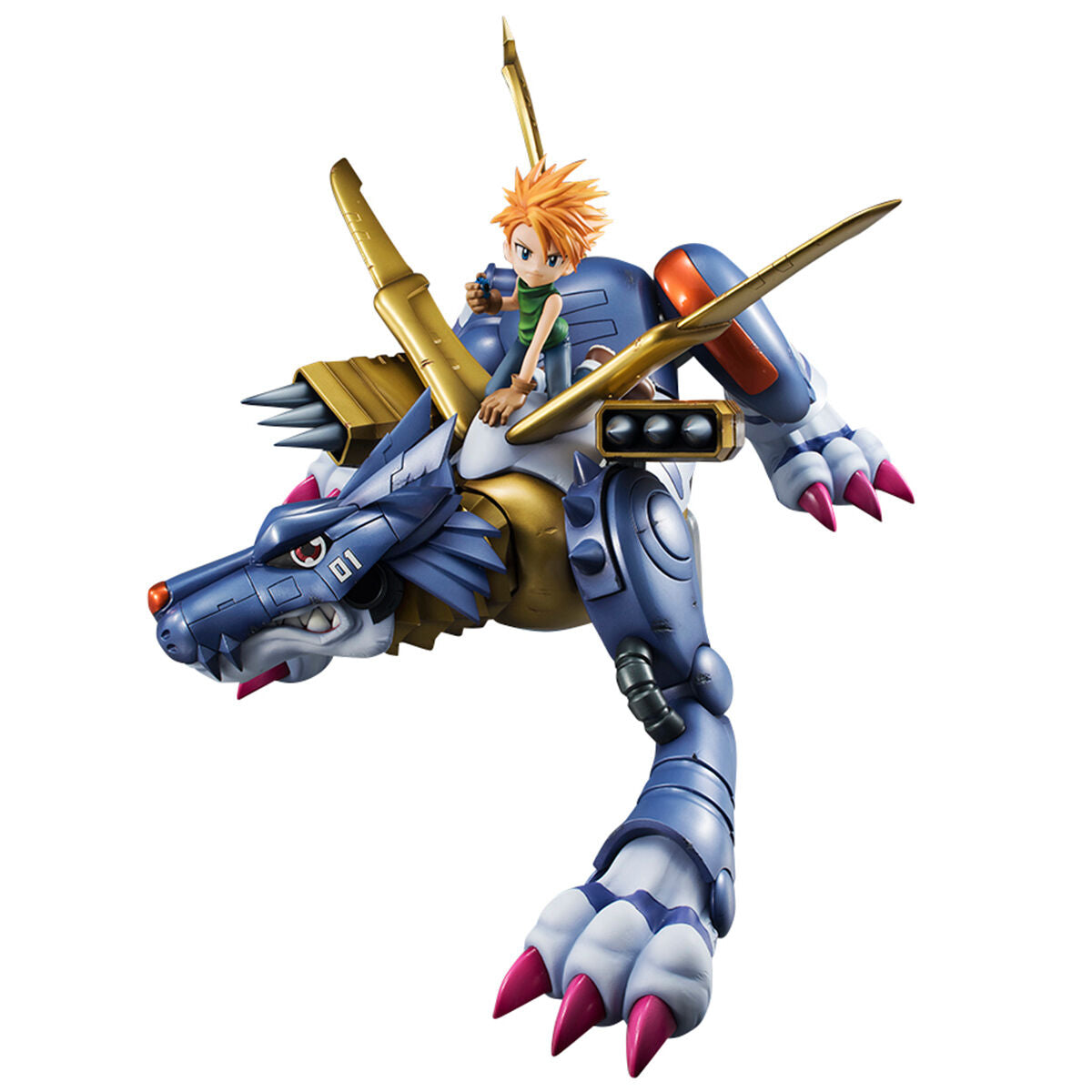 PRE-ORDER MegaHouse - Precious G.E.M. Series - Digimon Adventure - Metal Garurumon & Yamato Ishida [January 2026]