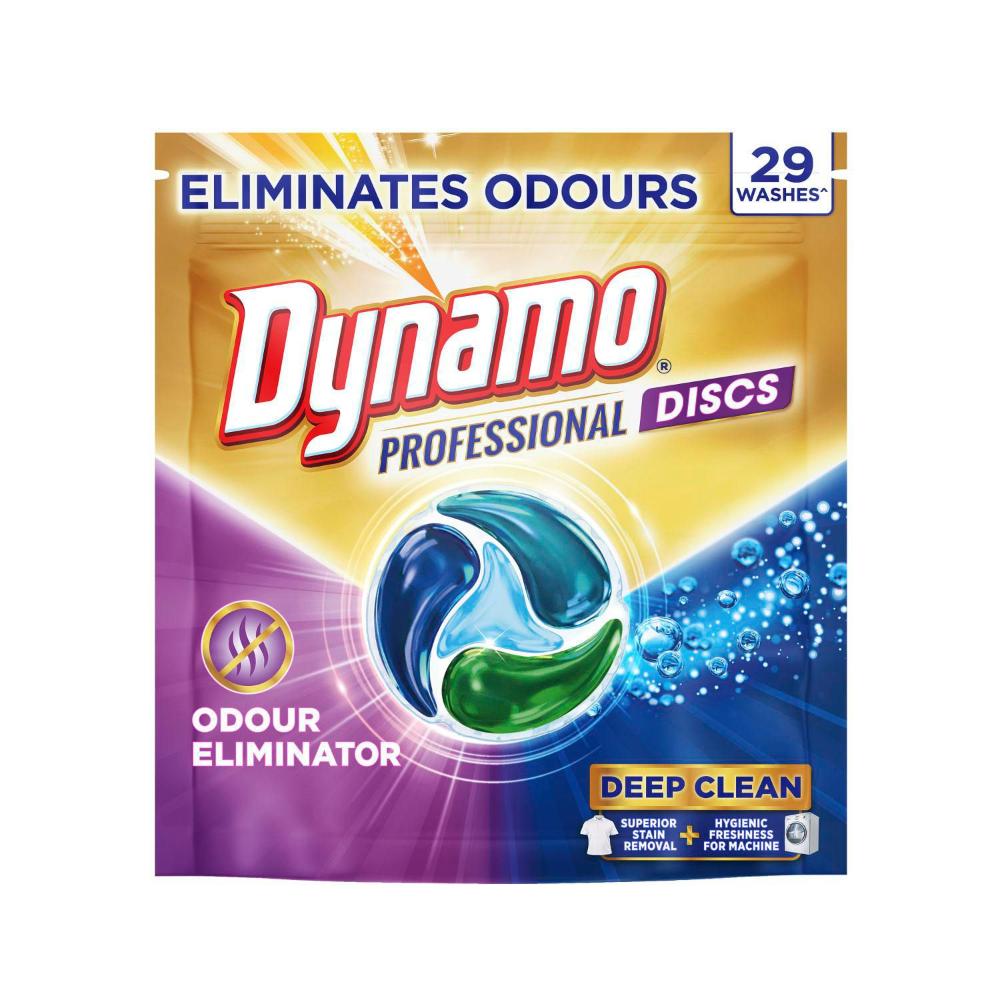 Dynamo Professional Odour Elimanating Laundry Discs - 29 Pack