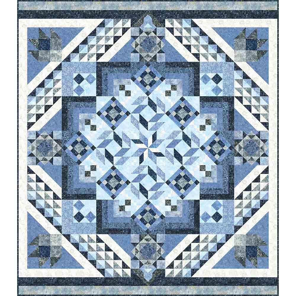 Neptune's Veil - Wilmington Batiks - Block of the Month - Complete Kit