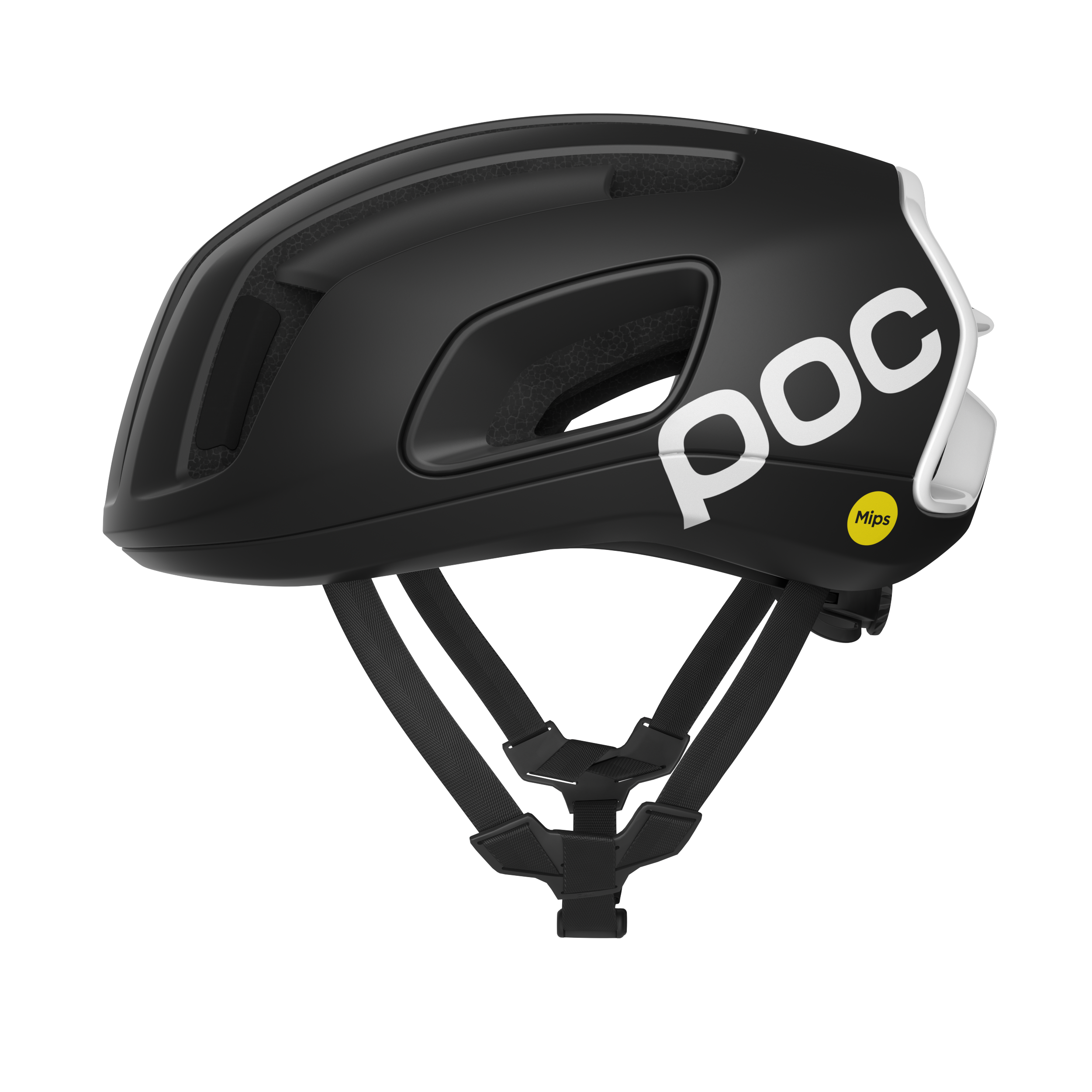 Helm Strasse POC CYTAL MIPS Schwarz/Weiss Matt Logo