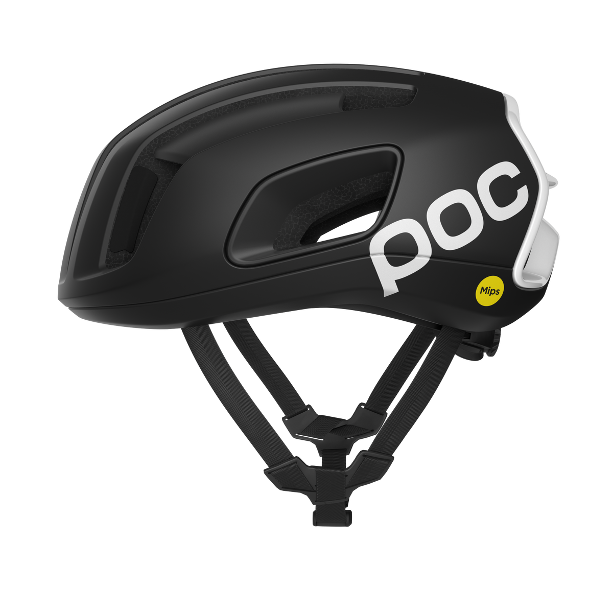 Helm Strasse POC CYTAL MIPS Schwarz/Weiss Matt Logo